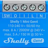 SHELLY 1 Mini Gen4 Multiprotokoll-Schaltaktor UP 1-fach, Mini