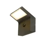 SLV 1008723 Outdoor Wandaufbauleuchte ORDI II eckig, 9,5 W, 2200/3000 K, Sensor | schwarz