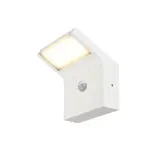 SLV 1008724 Outdoor Wandaufbauleuchte ORDI II eckig, 9,5 W, 2200/3000 K, Sensor | weiß