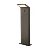 SLV 1008727 Outdoor Stehleuchte POLE 70 ORDI II eckig, 9,5 W, 2200/3000 K, Sensor | schwarz