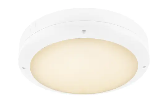 SLV 1008901 Outdoor Deckenaufbauleuchten BULKHEAD V 20 W, 830/840/856, 3000/4000/6500 K, Sensor | weiß