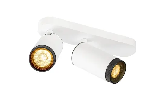 SLV 1009096 Spot GU10 GRIP! L 6 W, double | weiß/schwarz