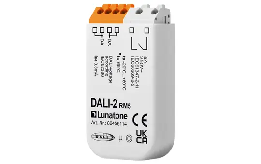 LUNATONE 86456114 DALI-2 Relais und Schaltaktor Doseneinbau RM5, Schließer