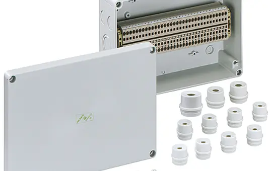 SPELSBERG RK 4/34 SL-34x4² Reihenklemmengehäuse Standard, Typ Weidmüller ZDU 4 | 34x4 mm²