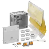 SPELSBERG Abox Pro XT SLK-2,5² Abzweigkasten IP68 mit schraubenlosen Klemmen, bodenfixiert | grau | 2,5 mm²