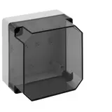 SPELSBERG TK PS 1818-13f-to Leergehäuse TK 182x180x137 mm, Polycarbonat | grau/transparent