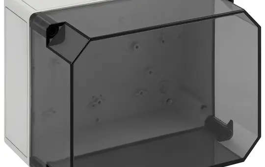 SPELSBERG TK PS 2518-16-to Leergehäuse TK 254x180x165 mm, Polystyrol | grau/transparent