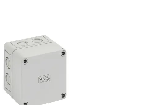 SPELSBERG TK PS 99-8-m Leergehäuse TK 94x94x81 mm, Polystyrol, Ausschlagmembranen | grau