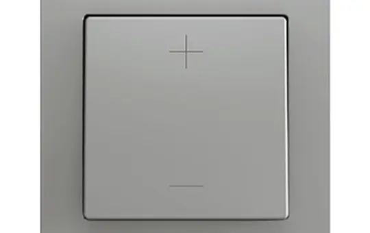 ZENNIO ZS55CSOFT12SC Tasterabdeckung ZS55 1-fach, Custom Design | silber