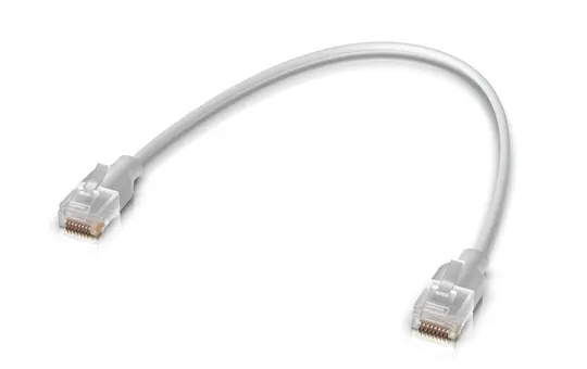 UBIQUITI UniFi Etherlighting-Patchkabel 0.15M-W Cat. 6 | weiß | 0,15 m