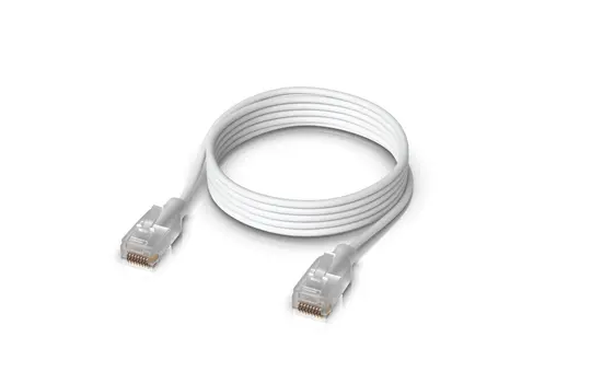 UBIQUITI UniFi Etherlighting-Patchkabel 0.3M-W Cat. 6 | weiß | 0,3 m