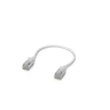 UBIQUITI UniFi Etherlighting-Patchkabel C6A-0.15M-W Cat. 6A | weiß | 0,15 m