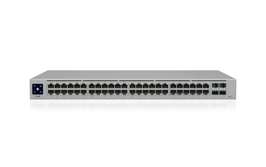 UBIQUITI UniFi USW-48-PoE Netzwerkswitch (1 GbE) 48-Port (32xPoE+), 4xSFP+