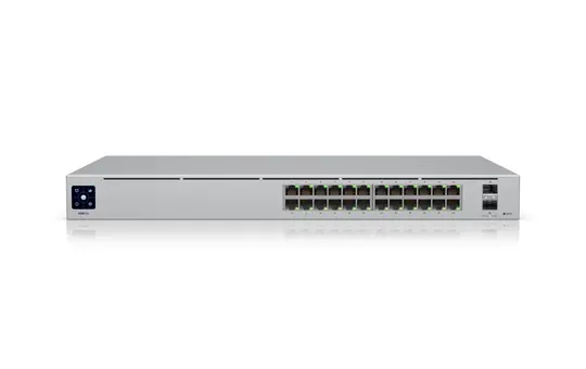 UBIQUITI UniFi USW-Pro-24 Netzwerkswitch (1 GbE) 24-Port, 2xSFP