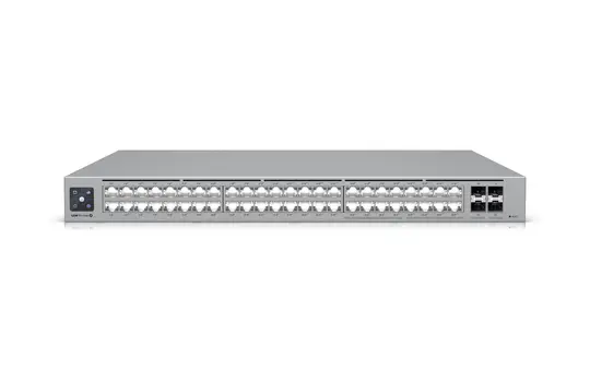 UBIQUITI UniFi USW-Pro-Max-48-PoE Netzwerkswitch (2,5 GbE) 48-Port (32xPoE+, 16xPoE++), 4xSFP+