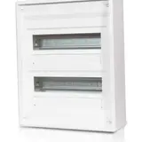 F-TRONIC 7220210 Aufputz-Kleinverteiler VISION 2 Reihen, 28 TE, Schraubklemme