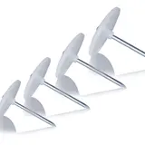 F-TRONIC 7440002 Nagelscheibe mit Stahlnagel 2 x 40 mm | Ø 28 mm