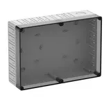 SPELSBERG TKS 3625-11-to Leergehäuse TK 361x254x111 mm, Polycarbonat | grau/transparent