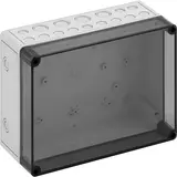 SPELSBERG TK PC 2518-11-tm PV Leergehäuse PV TK 254x180x111 mm, Polycarbonat, Ausschlagmembranen | grau/transparent