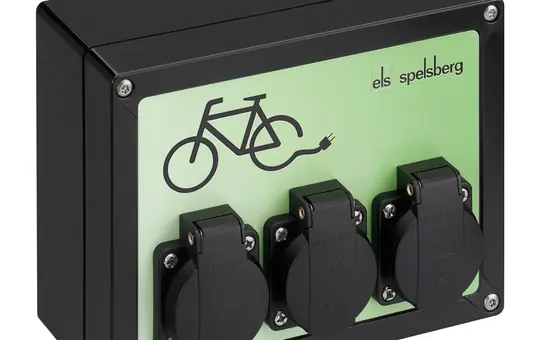 SPELSBERG TG BCS 3 E-Bike Ladestation 3x SCHUKO-Steckdose | schwarz