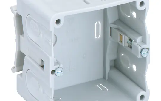 SPELSBERG KD 1 70/47 K2 gr Kanaleinbaudose GEWISS 1-fach | grau | 71x71mm