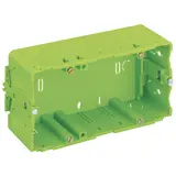 SPELSBERG KD 2 70/52 K2 gn Kanaleinbaudose GEWISS 2-fach | grün | 71x142 mm