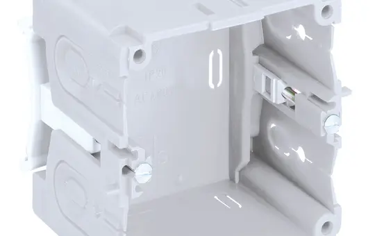 SPELSBERG KD 1 70/55 K3 gr Kanaleinbaudose KLEINHUIS 1-fach | grau | 71x71mm