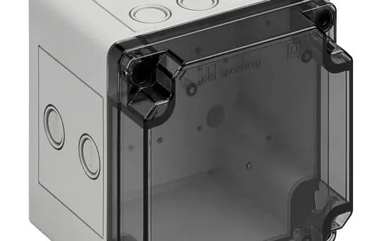 SPELSBERG SVi LQ-t Leergehäuse Standard | transparent | 150x137 mm