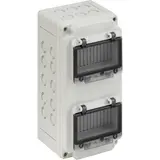 SPELSBERG SVi A 2x6 Automatengehäuse 2-reihig, 2x6 TE, Klappfenster