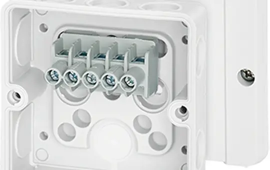 HENSEL DE9326 Kabelabzweigdose Serie D Klemmen | weiß | 88x88 mm