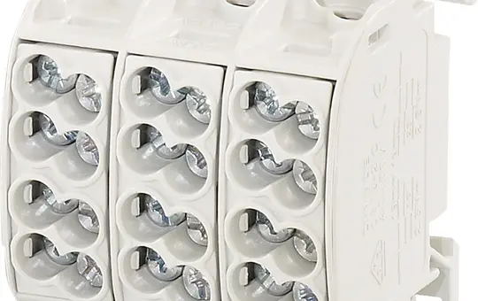 HENSEL KKL34 Hauptleitungsabzweigklemme 3-polig, je 4 Klemmstellen