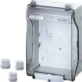 HENSEL KG9002 KG-Leergehäuse 253x168 mm | grau/transparent | 115 mm