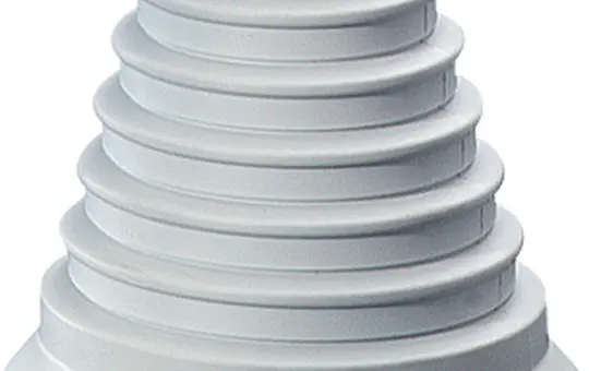 HENSEL KST70 Stufenstutzen grau | Ø 83 mm