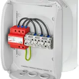 HENSEL SP2833G Überspannungsschutzgehäuse Typ 1+2 22,5 kA, Fernmeldekontakt | grau