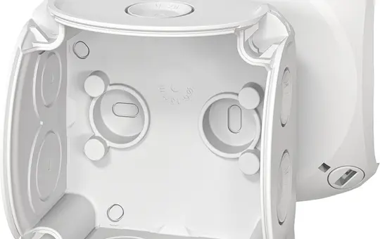 HENSEL DK0100G Kabelabzweigkasten ohne Klemmen Serie DK 84x84x55 mm | lichtgrau | 2,5 mm²