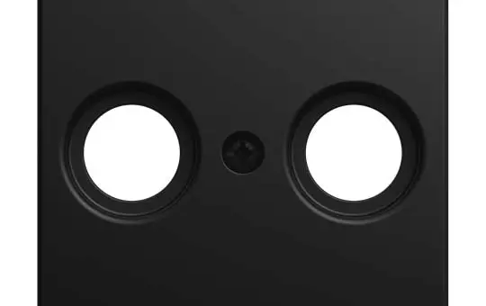 BUSCH-JAEGER 2531-915 Antennenabdeckung Balance SI 2-fach | schwarz matt