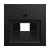 BUSCH-JAEGER 1803-915 Netzwerkabdeckung Balance SI 1-fach | schwarz matt