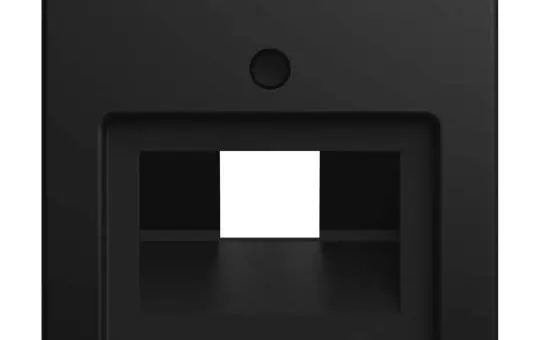 BUSCH-JAEGER 1803-915 Netzwerkabdeckung Balance SI 1-fach | schwarz matt