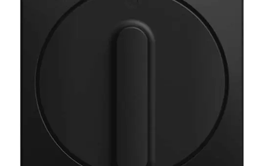 BUSCH-JAEGER 2542 DR-915 Jalousieabdeckung Balance SI Drehgriff | schwarz matt