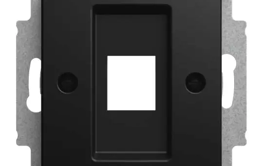 BUSCH-JAEGER 2561-915 UAE-Zentralscheibe Balance SI 1-fach | schwarz matt