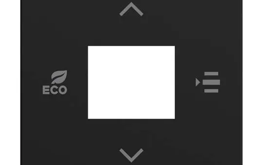 BUSCH-JAEGER 6236-915 Abdeckung für Fan Coil-Aktor Balance schwarz matt