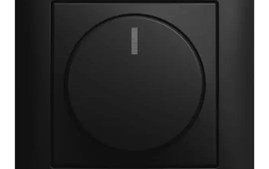 BUSCH-JAEGER 6523 UJ-915-102 Drehdimmerset Balance SI RLC, LED, 2-100 W | schwarz matt