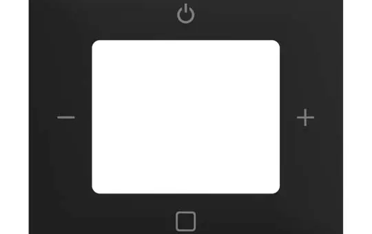 BUSCH-JAEGER 8252-915-101 UP-Radioabdeckung Balance SI schwarz matt