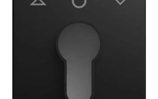 BUSCH-JAEGER 2557 PZ-915-101 Schlüsselschalter Balance Pfeile | schwarz matt