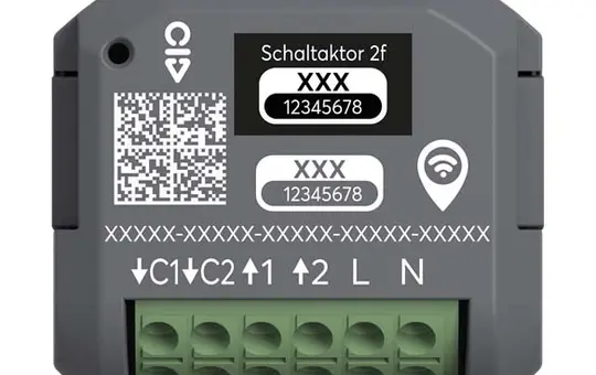 BUSCH-JAEGER 62821 U-WL Schaltaktor WL Funk free@home 2-fach