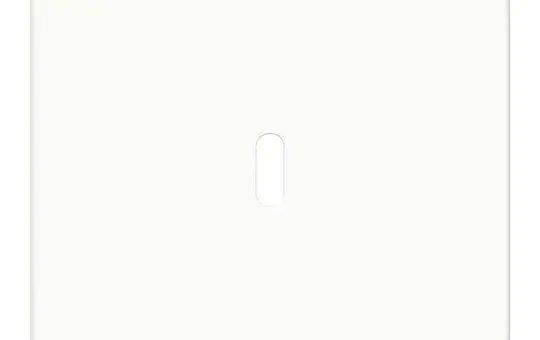 BUSCH-JAEGER 6479-84 Zentralscheibe Ladestation Future 1-fach, USB-C | studioweiß