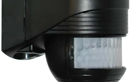 B.E.G. 91122 Luxomat Bewegungsmelder LC-Click 200°, ohne Unterkriechschutz | schwarz