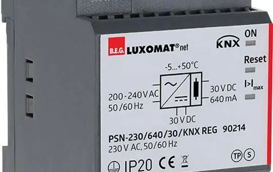 B.E.G. 90214 KNX REG Busspannungsversorgung PSN-230 / 640 / 30