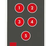 B.E.G. 93398 IR-Fernbedienung für LUXOMAT PD IR-PD-KNX-Mini