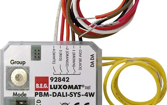 B.E.G. 92842 DALI-Eingabegerät binär 4-fach, UP